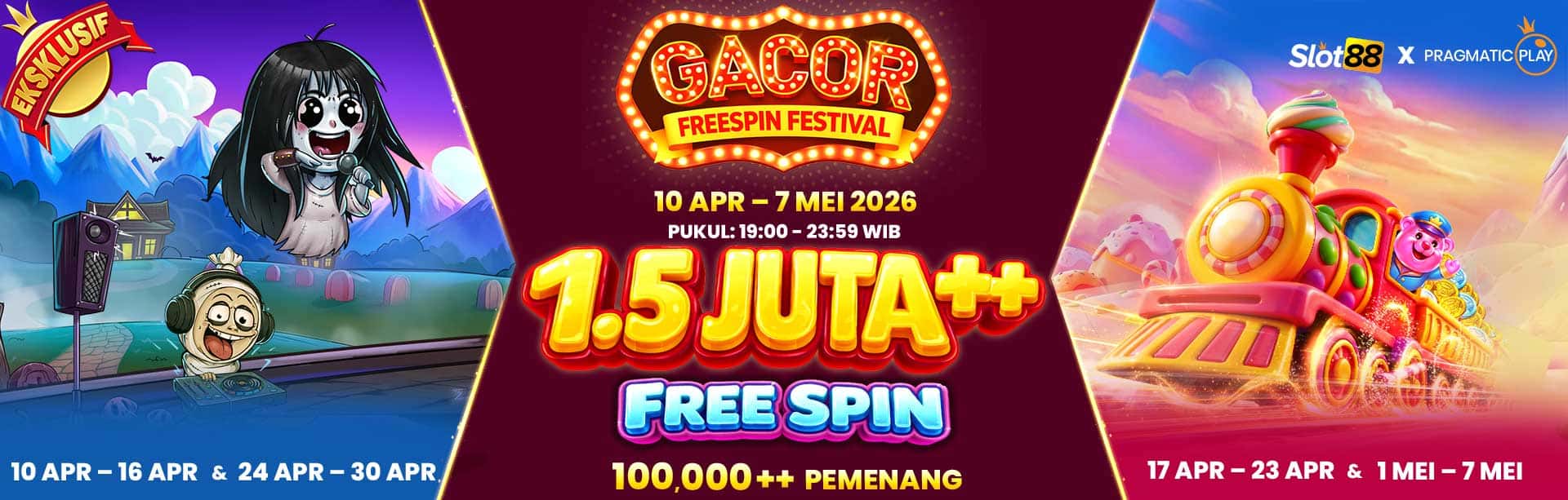 SLOT88 X PP - GACOR FREESPIN FESTIVAL