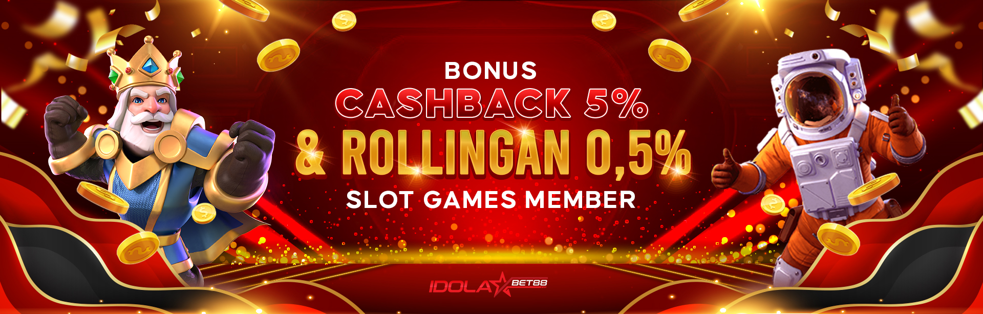 BONUS MINGGUAN SLOT	